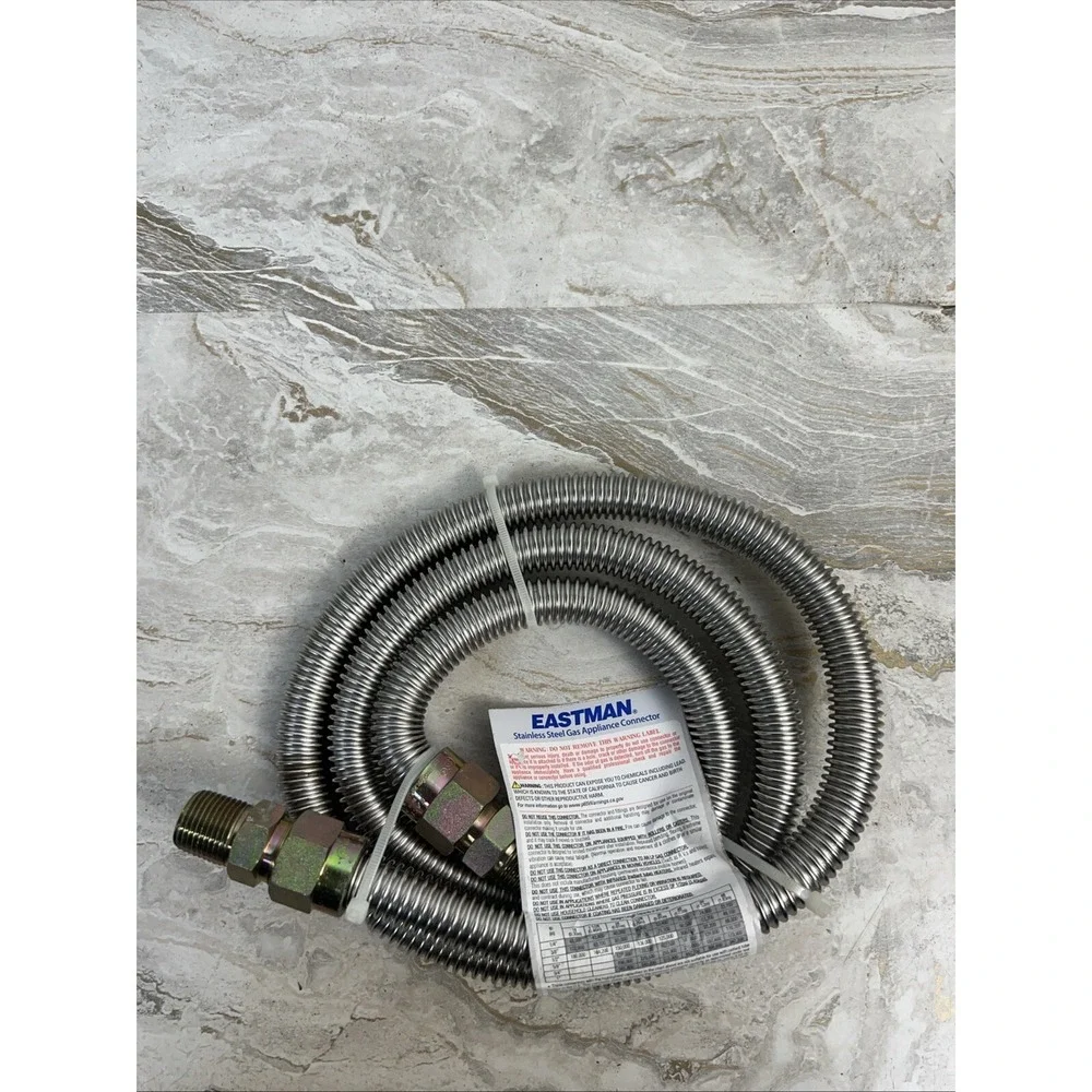 60 in. Eastman Stainless Steel Gas Connector – 5/8 in OD(1/2